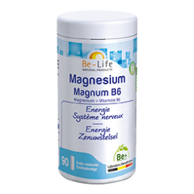 Photo Magnésium magnum + B6 90 gélules Be-Life
