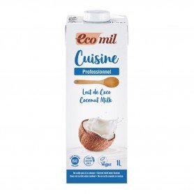 Photo Crème Cuisine Lait de Coco 1L Bio Ecomil