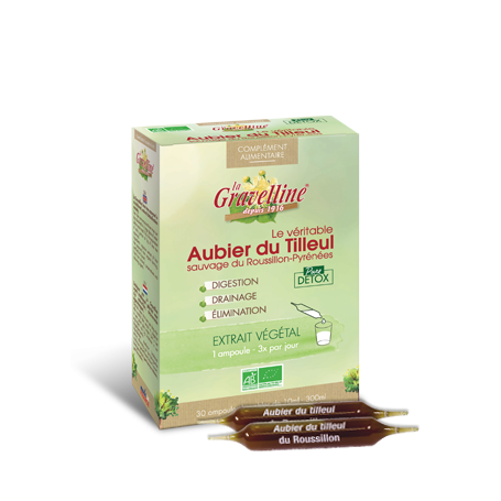 Photo Ampoules Aubier du Tilleur Bio 30x10ml La Gravelline