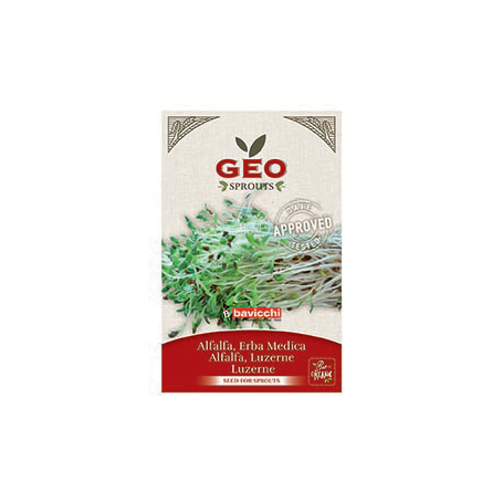 Photo Luzerne (Alfalfa) - Graines à germer bio - 40g Geo