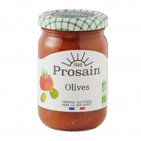 Photo Sauce tomate aux olives 200g bio Prosain