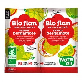 Bioflan bergamote sans sucres ajoutés 8g bio