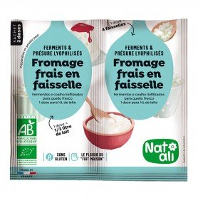 Photo Ferment pour fromage frais 2x6g bio Nat-Ali