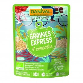 Photo Graines Express 2 céréales-2 légumineuses 250g bio Danival