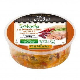 Photo Salade mexicaine au thon sauvage 180g bio Danival