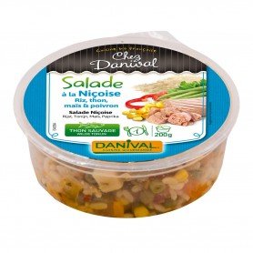 Photo Salade niçoise au thon sauvage 200g bio Danival