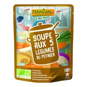 Soupe aux 5 légumes du potager 500ml bio