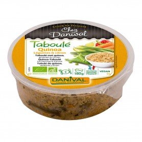 Photo Taboulé de quinoa aux petits légumes et citron 180g bio Danival