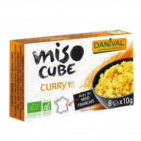 Miso cube au curry sans huile de palme 8x10g bio