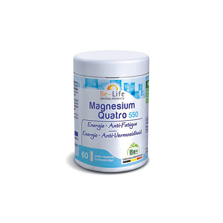 Photo Magnesium quatro 550 60 gélules Be-Life