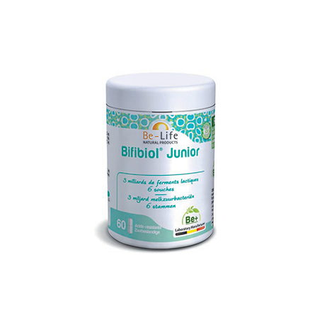 Photo Bifibiol Junior 60 gélules Be-Life