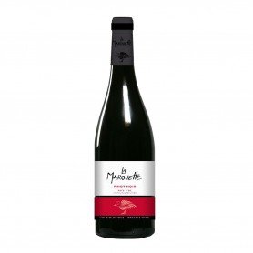 Photo Vin rouge Pinot Noir - La Marouette - IGP Pays d'Oc 75cl bio La Marouette