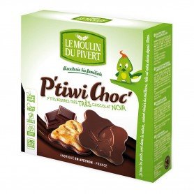 P'tits beurres P'tiwi chocolat noir 125g bio
