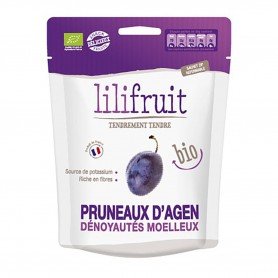 Photo Pruneaux séchés moelleux dénoyautés 150g bio Lilifruit