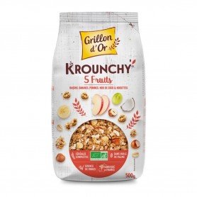 Céréales Krounchy 5 fruits 500g bio