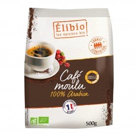 Café moulu 100% arabica 500g bio