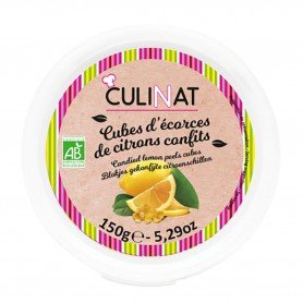 Photo Cubes d'écorces de citrons confits 150g bio Culinat