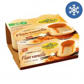Flan vanille nappé de caramel 4x100g bio