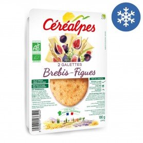 Galette fromage de brebis & figues séchées 2x90g bio