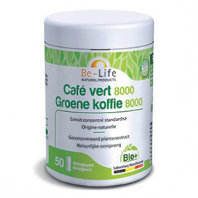 Photo Café vert 8000 50 gélules Bio Be-Life