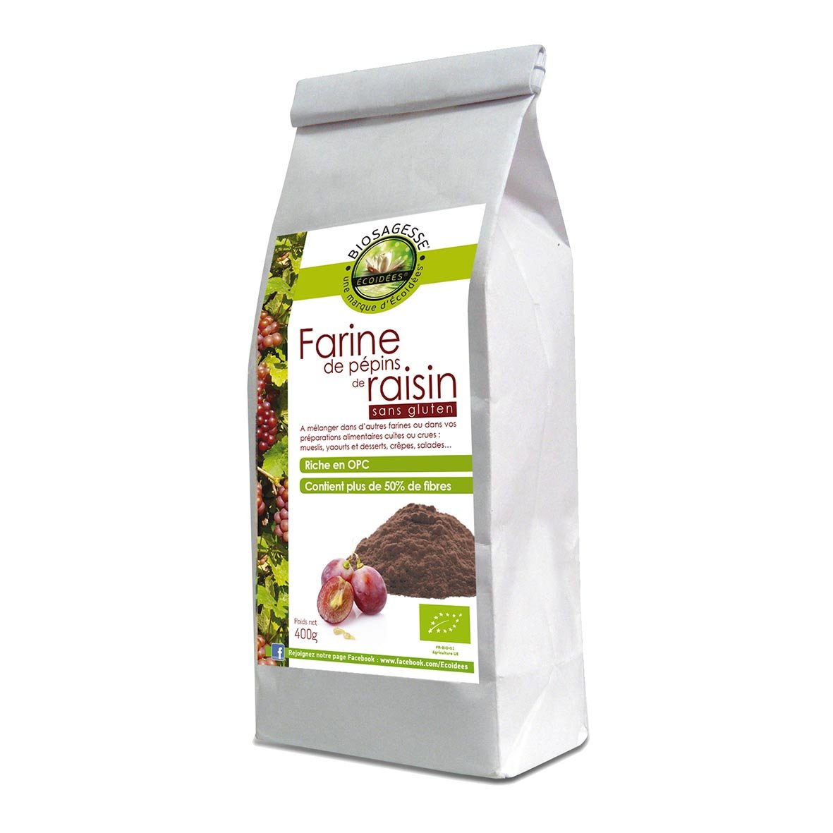 farine de pépins de raisin