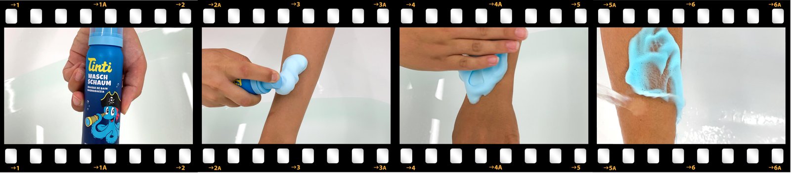 Tinti Mousse pour le bain