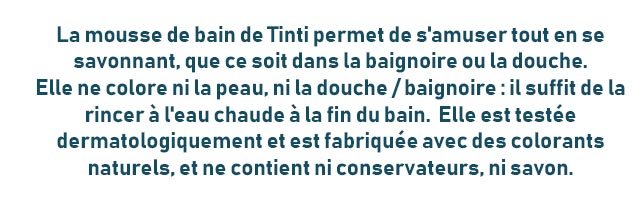 Mousse de bain Tinti