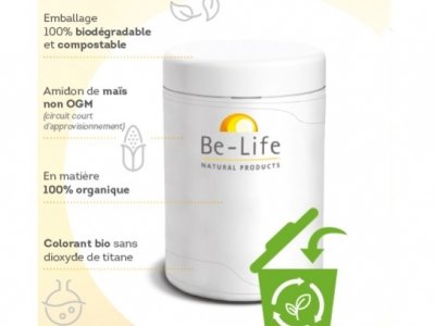 Le nouvel emballage végétal compostable Be-Life